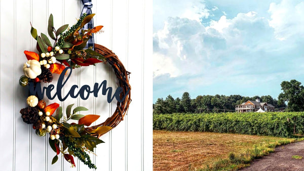 SOLD OUT Fall Wreath Paint & Sip | Brignole Vineyards in East Granby CT | 10.13.21 | 5-7 PM