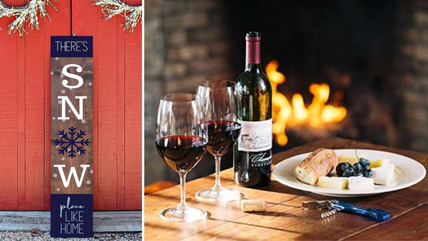 *WINTER PREVIEW* Snowy Sign Paint Paint & Sip at Chamard Vineyards in Clinton CT | 11.17.22 | 6-8 PM