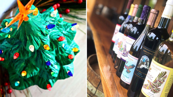 *HOLIDAY PREVIEW* Light-up Christmas Tree Paint & Sip at Hawk Ridge Winery in Watertown CT | 11.11.22 | 6-8 PM