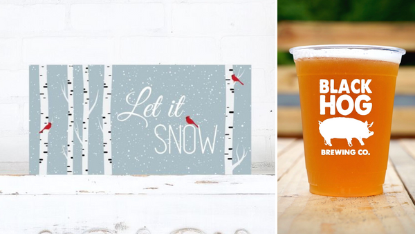 *WINTER PREVIEW* Let it Snow Sign Paint Paint & Sip at Black Hog Brewing in Oxford CT | 11.6.22 | 1-3 PM