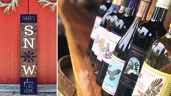 *WINTER PREVIEW* Snowy Sign Paint Paint & Sip at Hawk Ridge Winery in Watertown CT | 11.9.22 | 6-8 PM