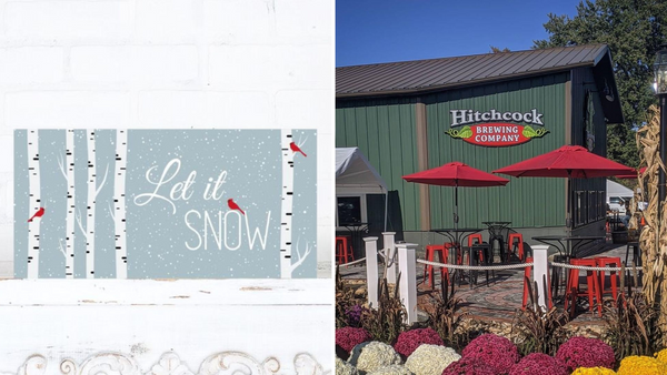 Let it Snow Sign Paint & Sip at Hitchcock Brewing Company in Bernardston MA| 12.7.22 | 6-8PM