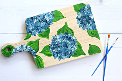 Hydrangea Charcuterie Board Paint & Sip at Eli's Tavern Milford CT  | 3.29.23 | 6:30-8:30 PM