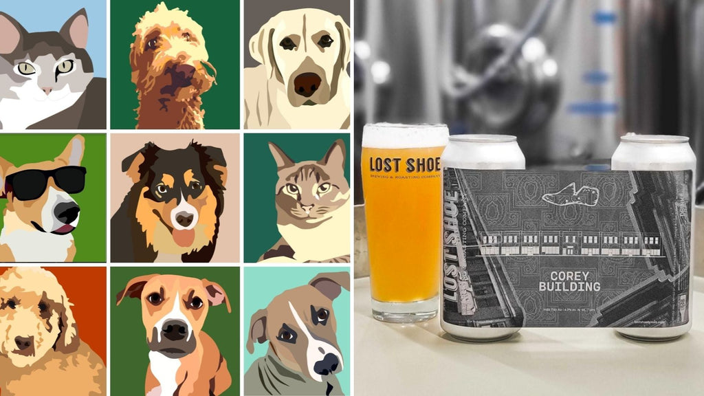Custom Pet Portrait Paint & Sip at Lost Shoe Brewing and Roasting in Marlborough MA | 4.12.23 | 6-9 PM