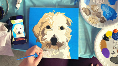 Custom Pet Portrait Paint & Sip at Lost Shoe Brewing and Roasting in Marlborough MA | 4.12.23 | 6-9 PM