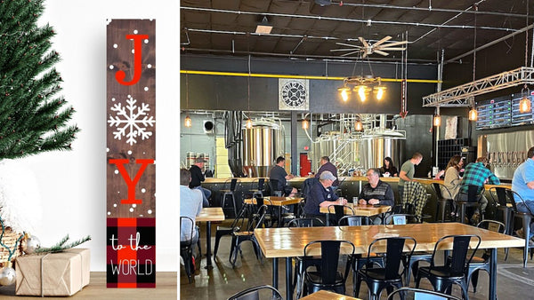 *HOLIDAY PREVIEW* Christmas Sign Paint & Sip at Almost Famous Brewing Company in East Granby CT | 11.2.22 | 6-8 PM