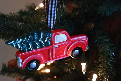 Home Paint Party for 3+ Guests | Red Truck Ornament