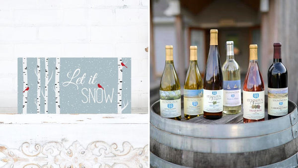 *WINTER PREVIEW* Let it Snow Sign Paint & Sip at Stonington Vineyards in Stonington CT | 11.6.22 | 6-8 PM