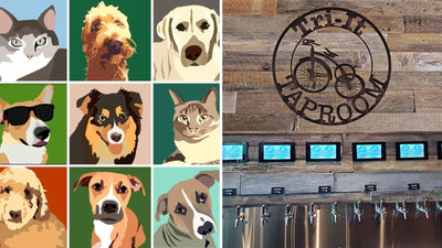 Spring Glass Paint & Sip at Element Brewing & Distilling in Millers Falls MA | 4.28.23 | 6-8 PM