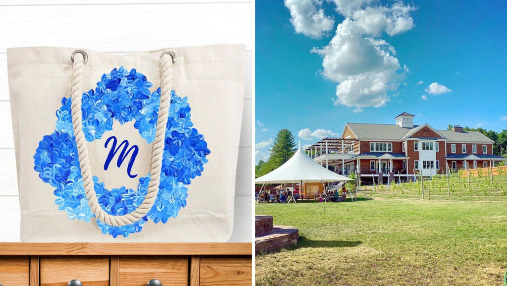 Spring Tote Paint & Sip at Brignole Vineyards in East Granby CT | 4.5.23 | 5-7 PM