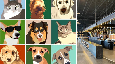 *NEW VENUE* Pet Portrait Paint & Sip at Trillium Brewing in Canton MA | 4.20.23 | 7-9 PM
