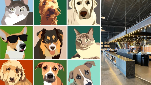 *NEW VENUE* Pet Portrait Paint & Sip at Trillium Brewing in Canton MA | 4.20.23 | 7-9 PM