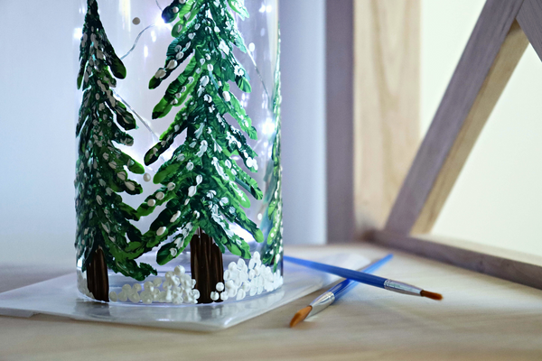 Winter Twinkle Light Lantern | Paint & Sip at Aquila's Nest Vineyards in Newtown CT | 11.11.21 | 6-8 PM